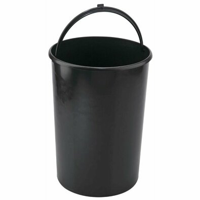 Elletipi Plastični koš z ročajem 12 l, črn