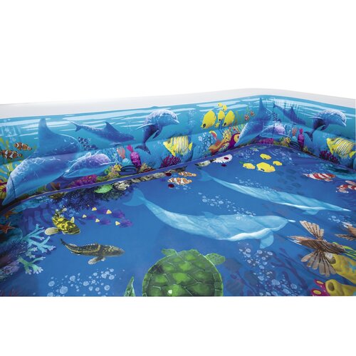 Bestway Nafukovací bazén 3D mořský svět, 262 x 175 x 51 cm