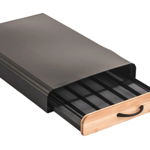 MSV Nespresso kapszulatartó Elie 26,5 x 39 x 6 cm,fekete