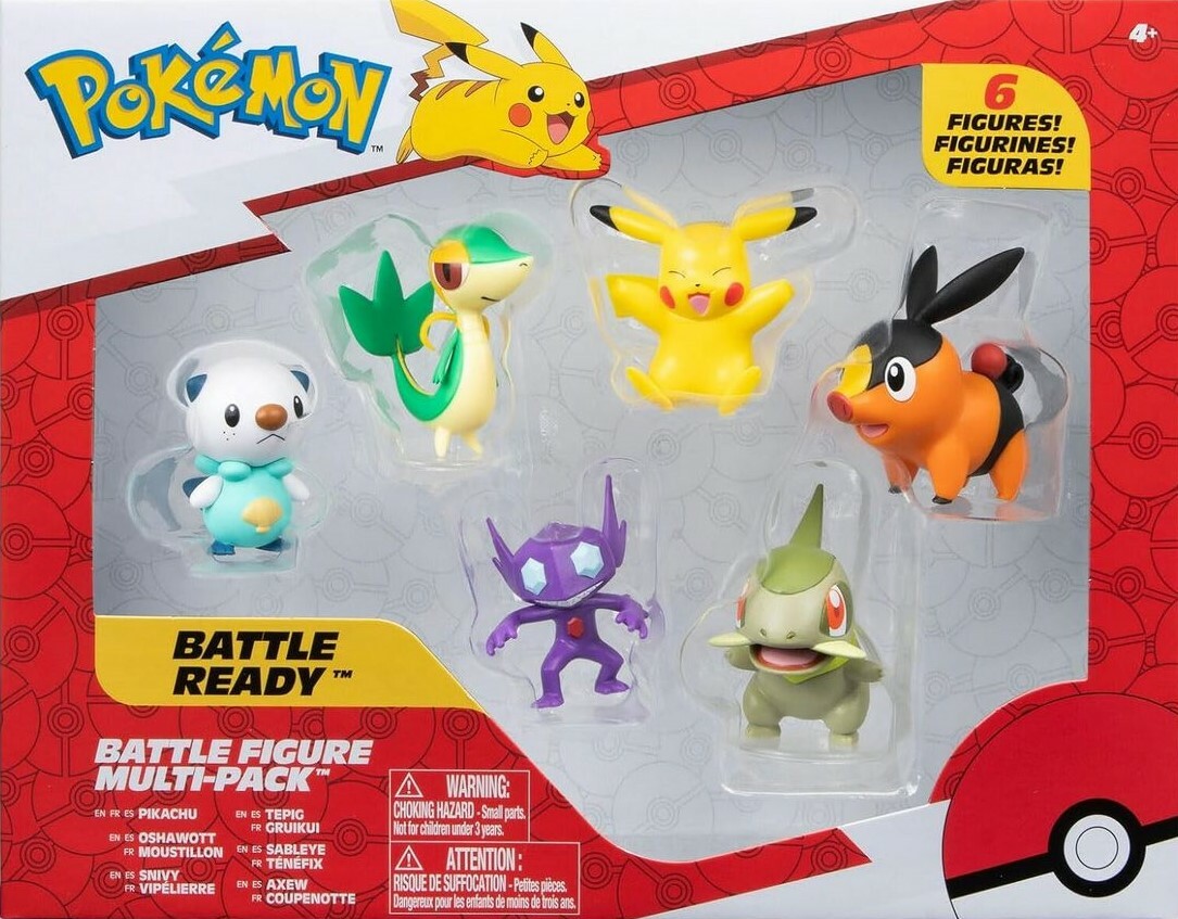 Súprava figúrok Pokémon, 6 ks