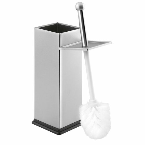 AQUALINE GA1210 Simple line WC kefe négyzet alakú,csiszolt rozsdamentes acél termék 2. képe