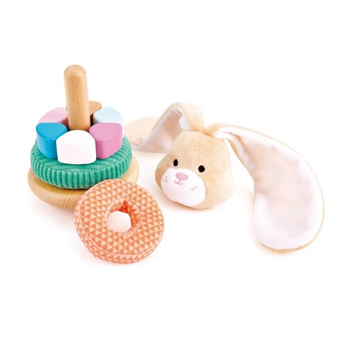 Hape Skladacia pyramída Zajačik