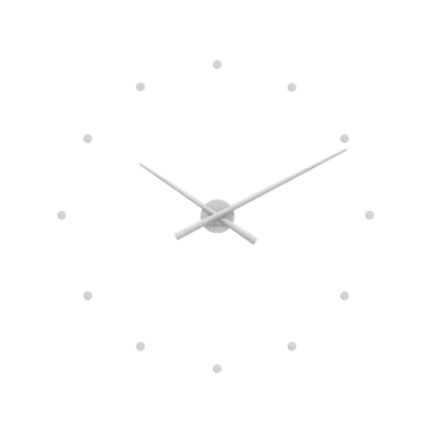 Nástenné hodiny Lavvu 3D LCT1 strieborná, pr. 73 cm
