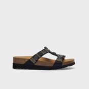 Scholl Pantofle New Bogotà Wedge čierna, veľ. 37