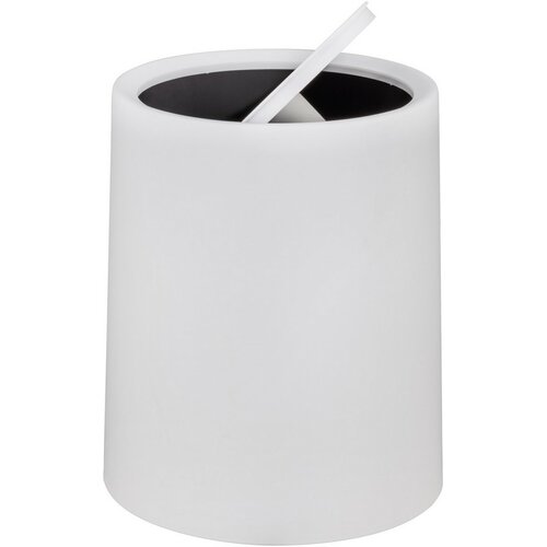 Wenko Atri 6 l koš za smeti z odklopnim pokrovom, bel