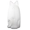 Keramická kasička kočka 19,5 cm, bílá