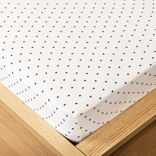 Jersey cearceaf buline, albastru, 180 x 200 cm