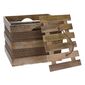 Sada dekoračných drevených boxov Mango wood, 2 ks