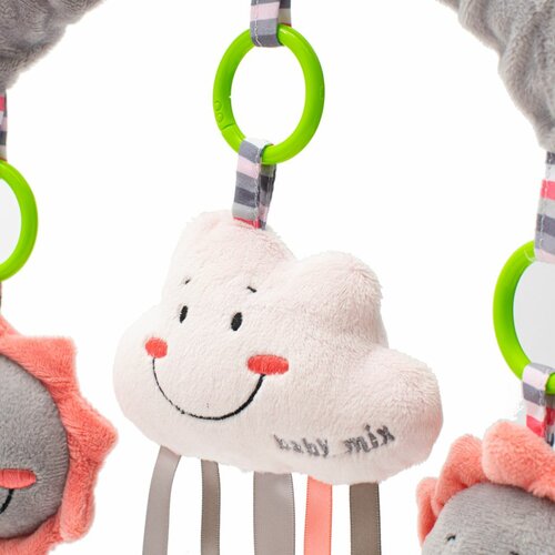 Baby Mix Hračka na kočárek Obláček, 80 cm