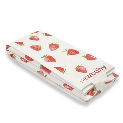 Przewijak podróżny New Baby Basic Straw berry, 40x 59 cm