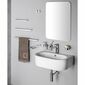 GEDY PI218013 Suport pentru prosoape Pirenei 80 x6,6 cm , argintiu