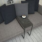 Masă pliantă Callen Black Marble