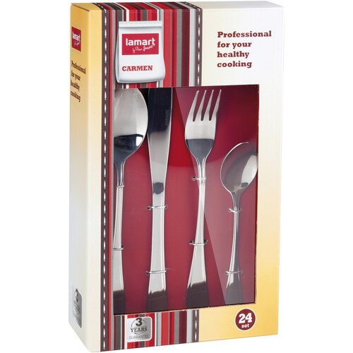 Lamart LT5001 24-delni komplet jedilnega priboraCarmen