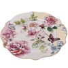 Porcelanový plitký tanier Roses, 27 cm