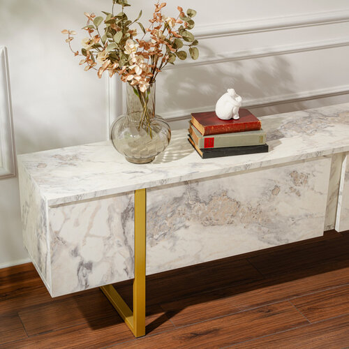 TV-Lowboard Serenity Gold