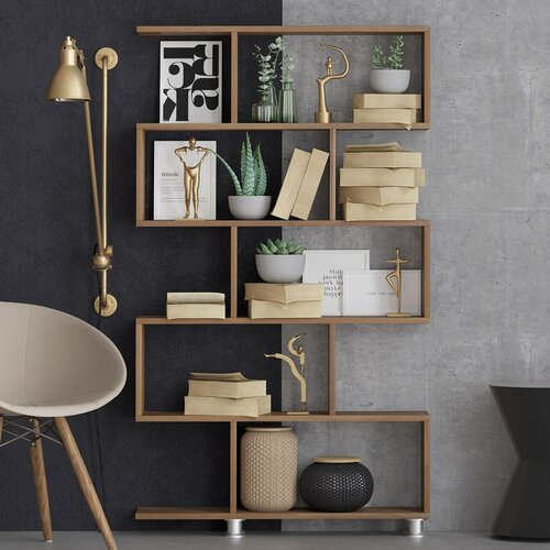 Bücherregal Nil Walnut