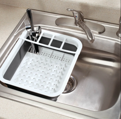 4Home Sklopni silikonski odcejalnik za posodoClean