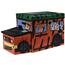 Otroški zabojnik in sedež Safari bus oranžna, 55 x26 x 31 cm