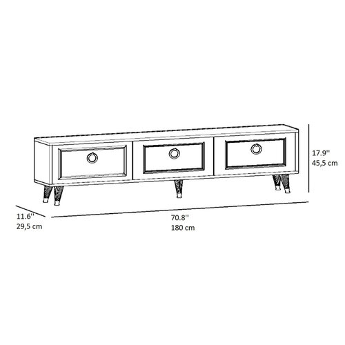 TV stolík Sona White