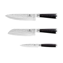 Berlinger Haus 3-częściowy zestaw noży ze stali nierdzewnej Primal Gloss Collection Santoku