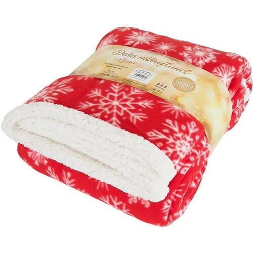 B.E.S. Petrovice Pătură din lână Buffalo Fulgiroșii, 150 x 200 cm