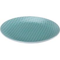 Керамічна мілка тарілка Sea, 27 см , синя