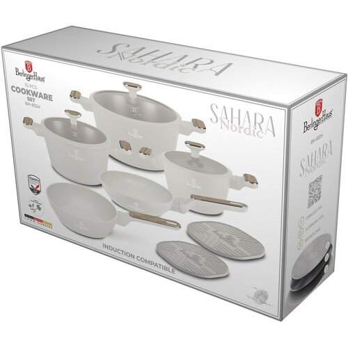 BerlingerHaus Set de vase cu suprafață din titanSahara Nordic, 10 piese