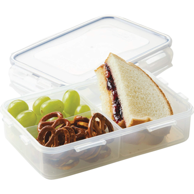 LOCKnLOCK Pojemnik na żywność z przegródkami, 800ml