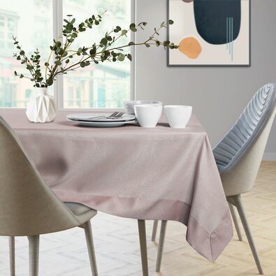 Restilo Empire Tischtuch puderrosa, 110 x 110 cm