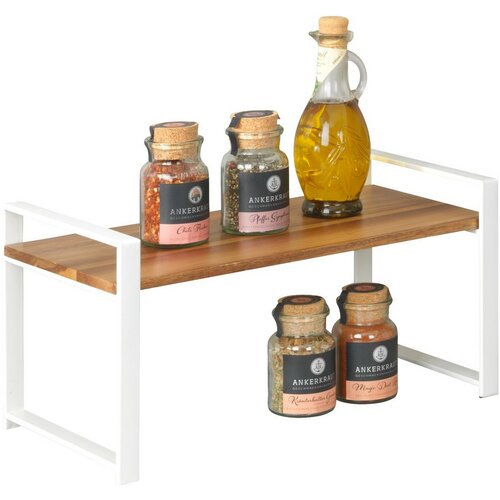 Wenko Kuchynská polica z akácie Louisa, 1 poschodie, 40 x 20 x 20 cm