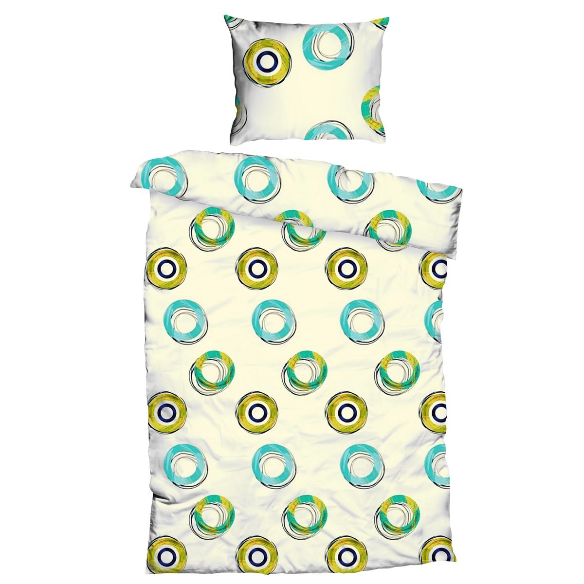 Jahu Krepové obliečky Bruno Circulo, 140 x 200 cm, 70 x 90 cm