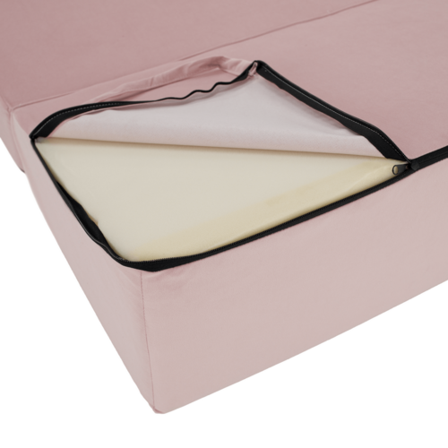 Skladacie kreslo/matrac VEDIS, svetloružová