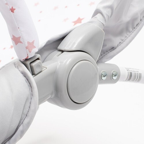 Baby Mix Multifunkční houpací lehátko pro miminko Hvězdičky růžová, 80 x 40 x 70 cm