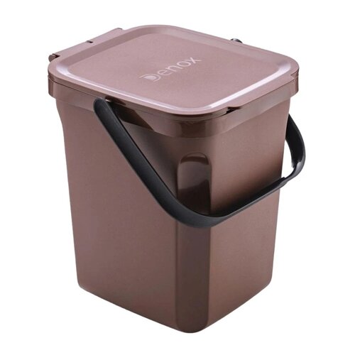 Denox Organic Кош для сміття для біовідходів 10 л, коричневий