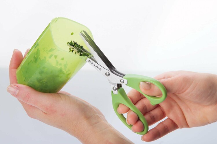 Tescoma Presto nożyczki do ziół z pojemnikiem