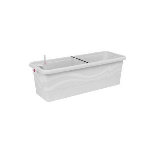 Gardenico önöntöző virágláda Smart System Gardenie, fehér, 80 cm, fehér, 80 cm termék 2. képe