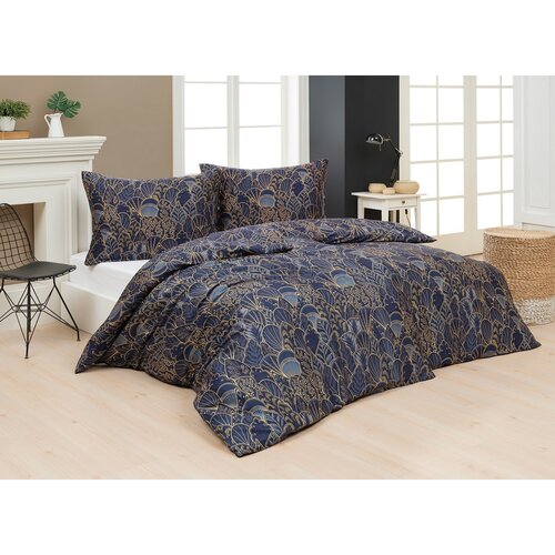 Matějovský Сатинова постільна білизна Livia Blue, 140 x 200 см, 70 x 90 см