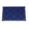 Gumová rohožka Checker modrá, 40 x 60 cm