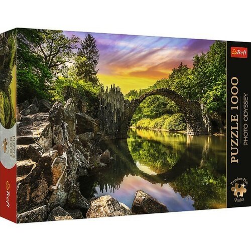 Trefl Puzzle Premium Plus Photo Odyssey: Most v Kromlau, 1000 dílků