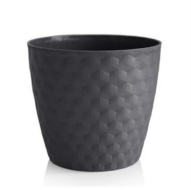 Ruby mat recikliran lonec 19 cm, antracit