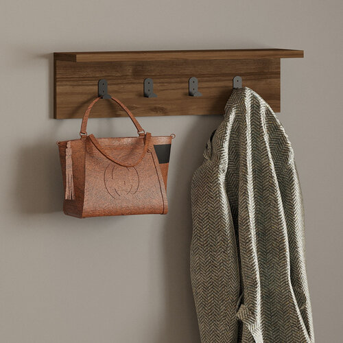 Wandgarderobe Ayla Walnut