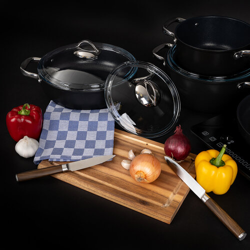Set de oale de gătit antiaderente 4Home Titanium din 7 piese
