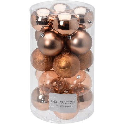 Bombki świąteczne Noel, śr. 7 cm