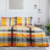 B.E.S. Petrovice Бавовняна постільна білизнаExkluziv Orange kube, 140 x 200 см, 70 x 90 см