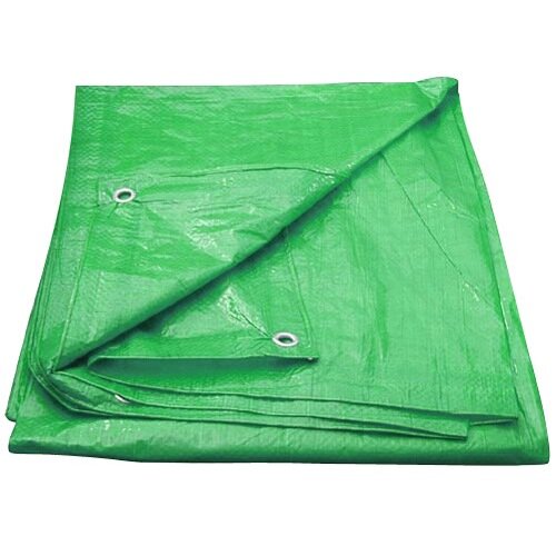 Pokrivna ponjava z očeski 4 x 6 m 100 g/m2, zelena