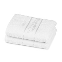 Prosop 4Home Bamboo Premium, alb, 50 x 100 cm, set 2 buc. Prosop 4Home Bamboo Premium, alb, 50 x 100 cm, set 2 buc.