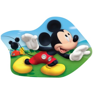 Tvarovaný vankúšik Mickey Mouse, 34 x 30 cm