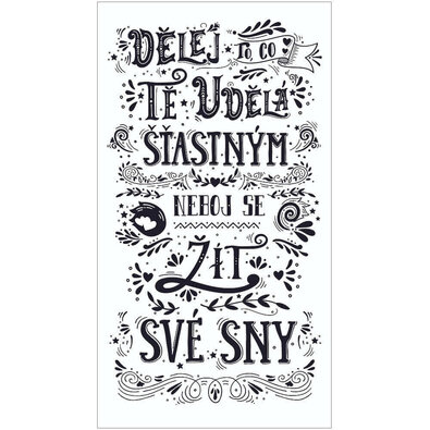 Bohemia Gifts Декоративна картина Живи своїми мріями, 20 х 40 см