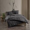 Lenjerie de pat din bumbac Kvalitex Tokyo negru,