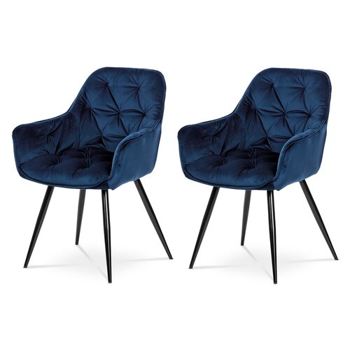 Zestaw krzeseł do jadalni DCH-421 BLUE4, 2 szt.